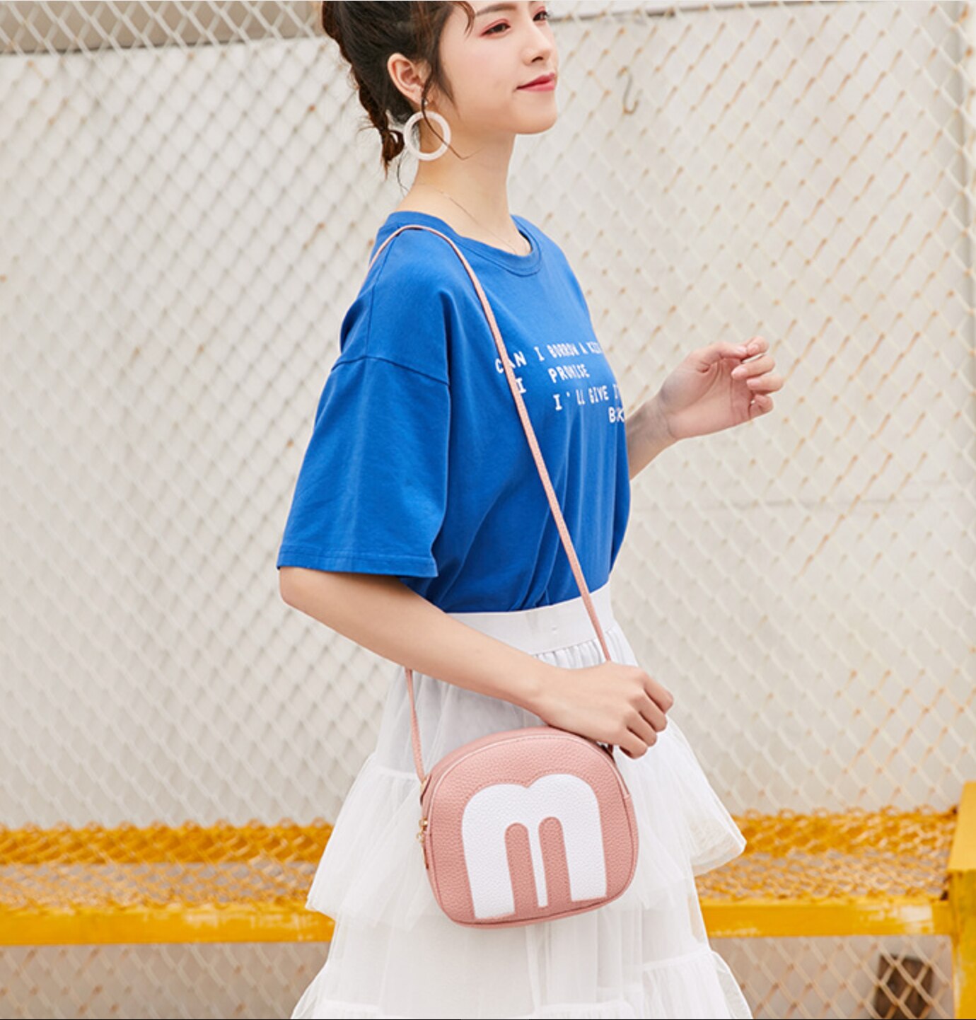 Super schattige mini schelp mobiele telefoon tasjes bloem een schouder messenger dames tassen ketting kleine tasjes