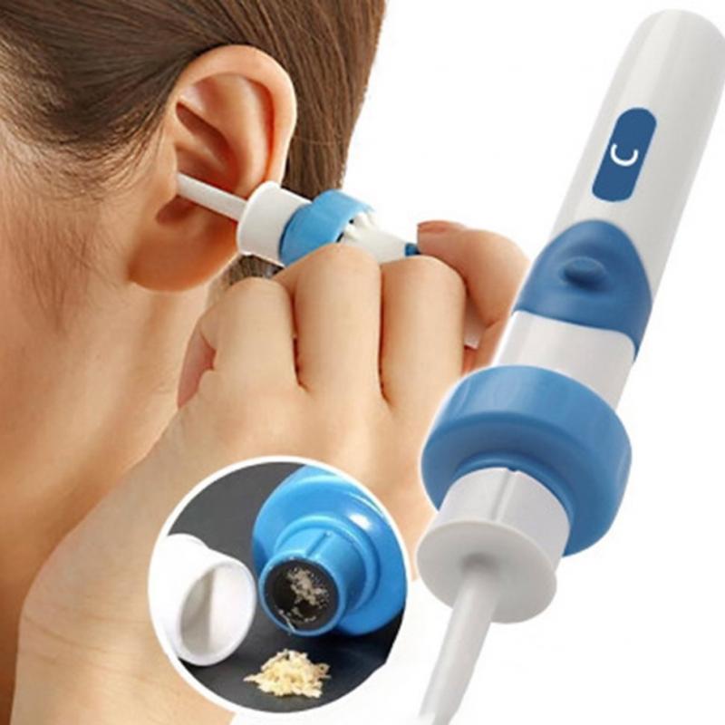 Elektrisk øret renser vakuum ørevoks snavs væske pick fjerner enhed trådløs sikker vibration smertefri ørepropper øre rengøring værktøjer