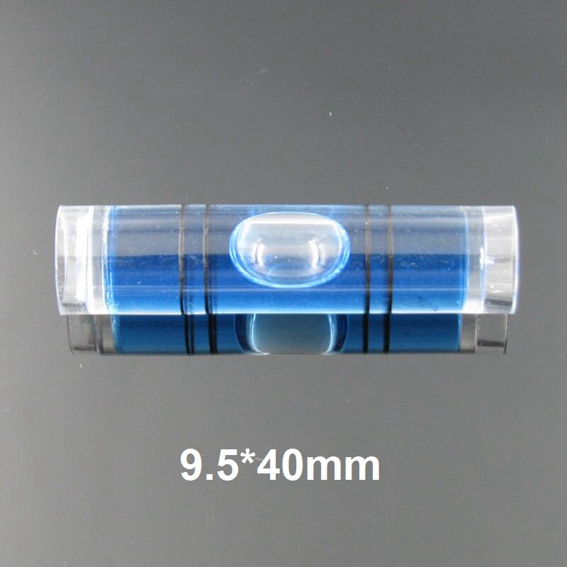 (100 Pieces/Lot) QASE Diameter 9mm Plastic Mini Spirit level Water level Indicator level measurement instrument