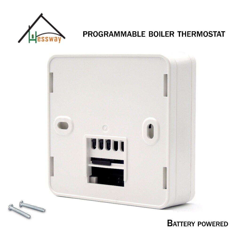 7*6 Programmable wall mount water boiler thermostat for dry contac Valve,radiator Controls