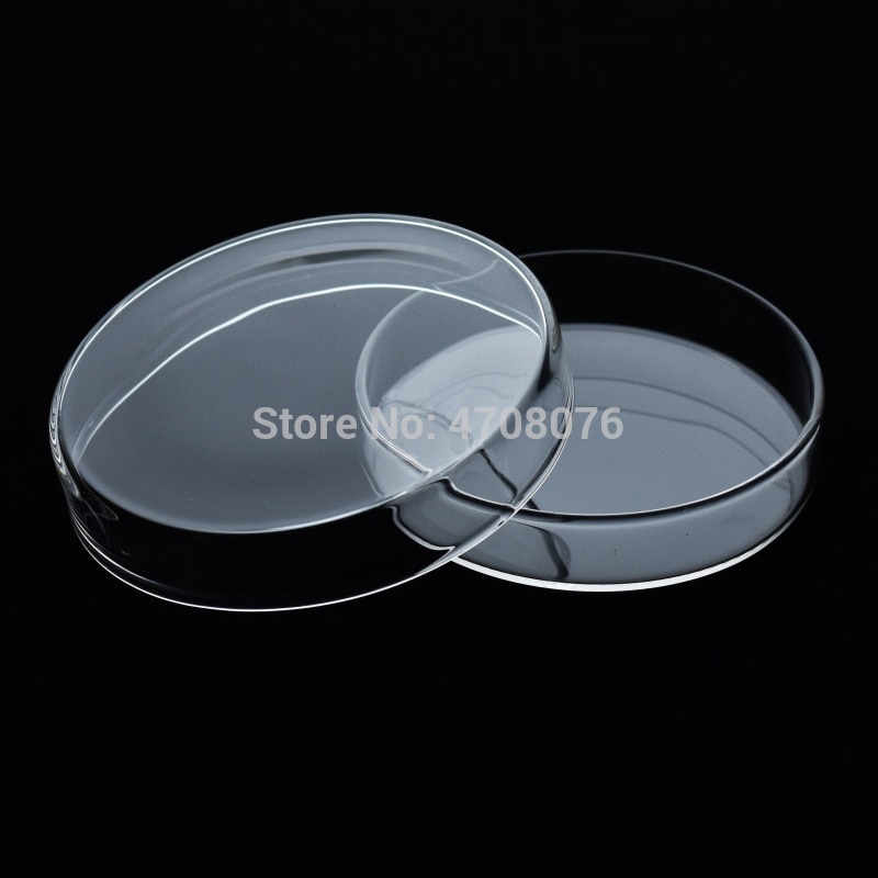 dia 90mm 3sets/box Borosilicate Petri dishes with cover Glass culture dish Cultural Petri dish Labware for lab experiments