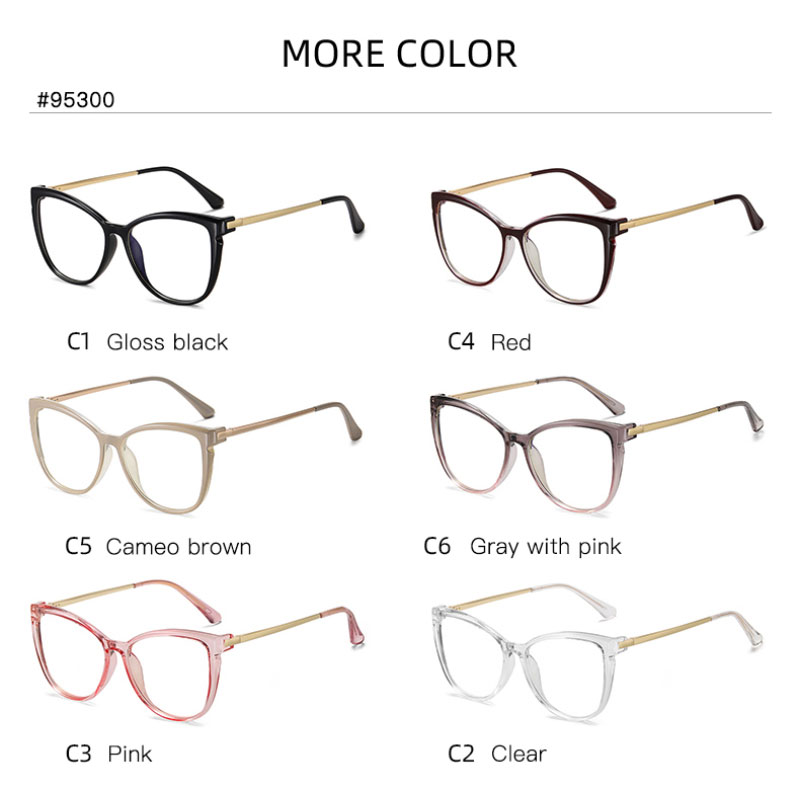 Blue Light Blocking Glasses Frame for Optical Eyewear Prescription UV400 Anti Blue ray Female Women Eyeglasses Spectacles