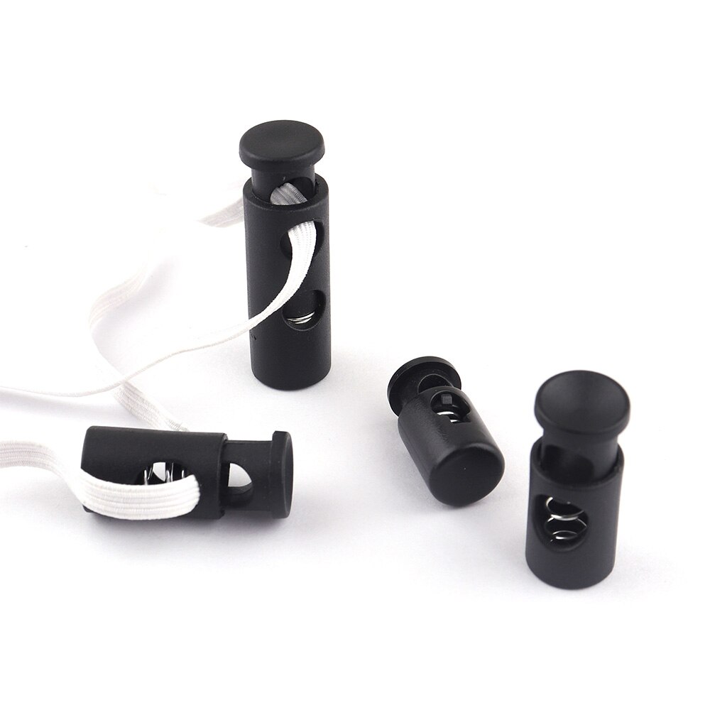 Koordvergrendeling Richter Elastische Koord Spring Loaded Toggle Lock Plastic Band Stopper Gezichtsmasker Vorm Fastener Naaien Kleding Touw