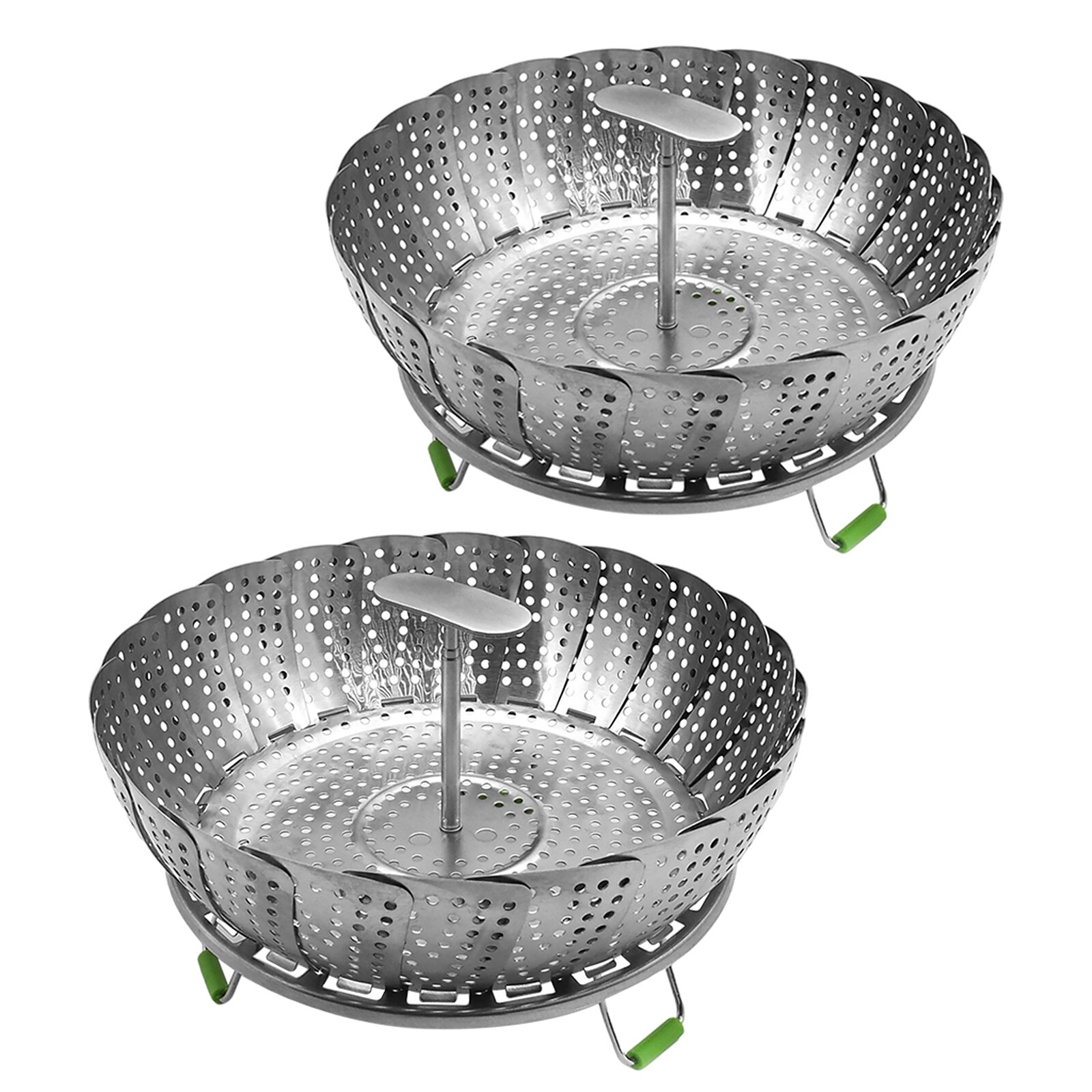 Vegetable Steamer Basket,Premium Stainless Steel Veggie Steamer Basket,Folding Expandable Steamers to Fits Various Size Pot