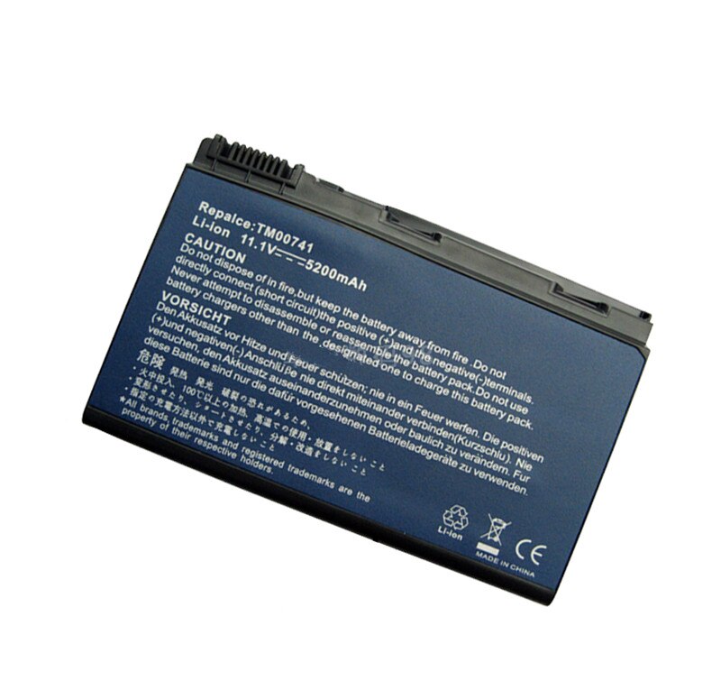 7XINbox 11.1V 5200mAh TM00741 TM00742 TM00751 Laptop Battery For Acer Extensa 5210 5220 5620G 5620Z 5710 5720G 7720 7720G 5310