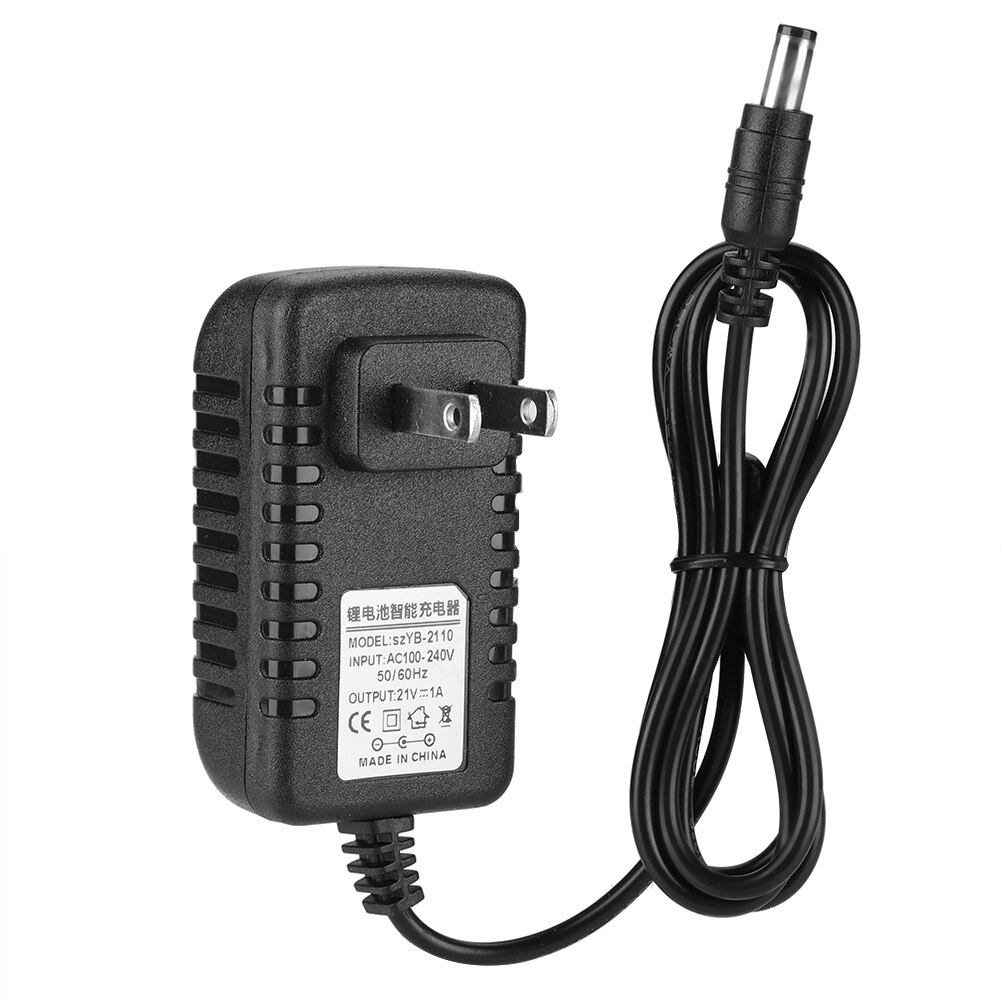 Soonhua Snel Opladen Lithium Batterij Oplader 1A 21V Li-Ion Charger Adapter Opladers Adapter 100-240V
