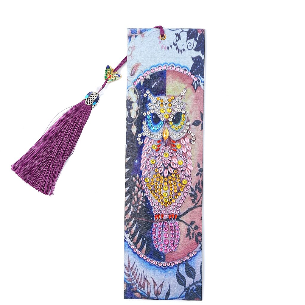 Diamond Painting Bookmarks Embroidery Craft Diamond Art Bookmark DIY Special Shaped Drill Cross Stitch Embroidery Kits Home
