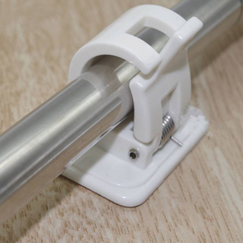 Ganchos autoadhesivos barra de cortina soporte de poste gancho para cortinas soportes fijaciones soporte de varilla fuerte, carril de soporte duradero
