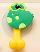 Multifunktionale Nette Cartoon Tier Saugnapf Zahnbürste Halter Haken Bad Zubehör 24 Farben: frog