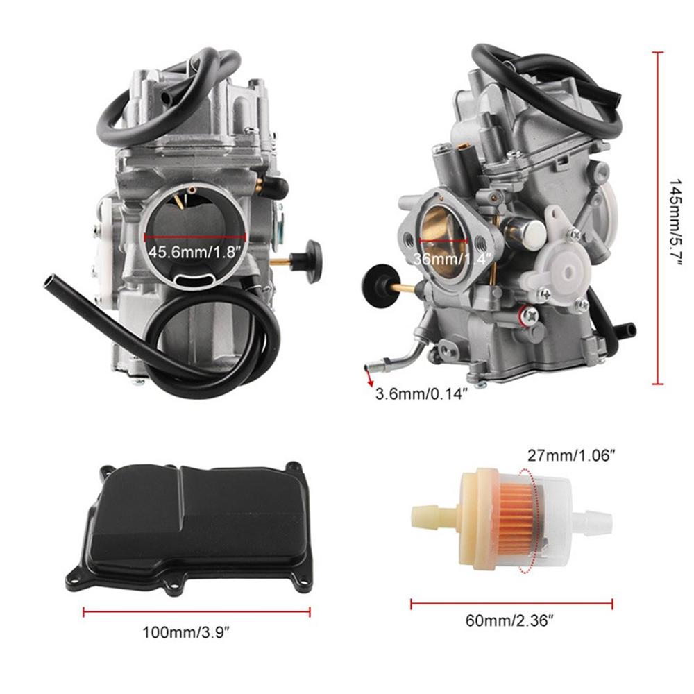 Forgasser for yamaha big bear 350 yfm 350 2 x 4 4 x 4 carb atv 1987-1996 yfm 350 universal forgasser for motorsykkel