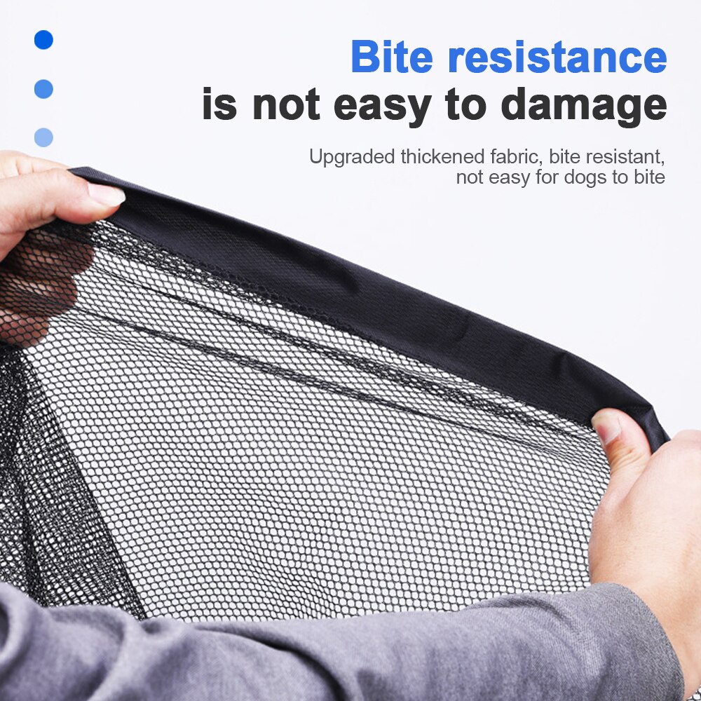 Magic Retractable Pet Dog Fence Gate Folding Indoor Outdoor Protection Cat Safe Enclosure Guard Adjustable Safety Isolation Net