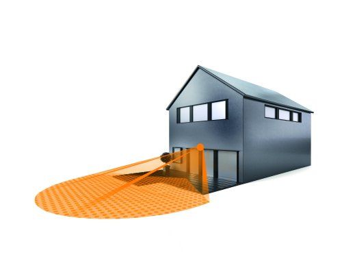 Steinel 660215 éclairage extérieur sécurité  is 130-2 noir pvc noir 15,3 x 9 x 7,6 cm