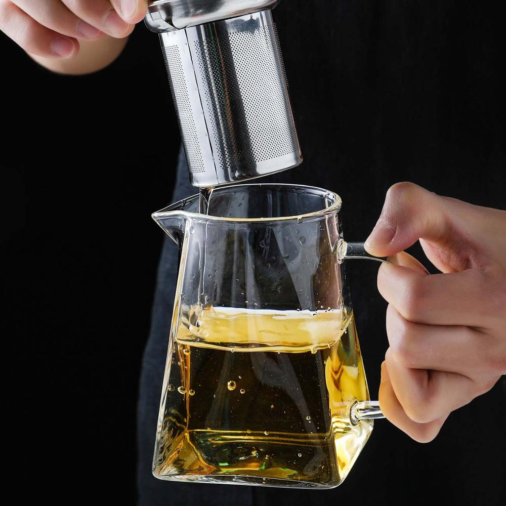 400/500 Ml Hoge Temperatuur Glazen Theepot Chinese Thee Set Puer Waterkoker Koffie Glas Maker Handig Office Tea Pot met Filter