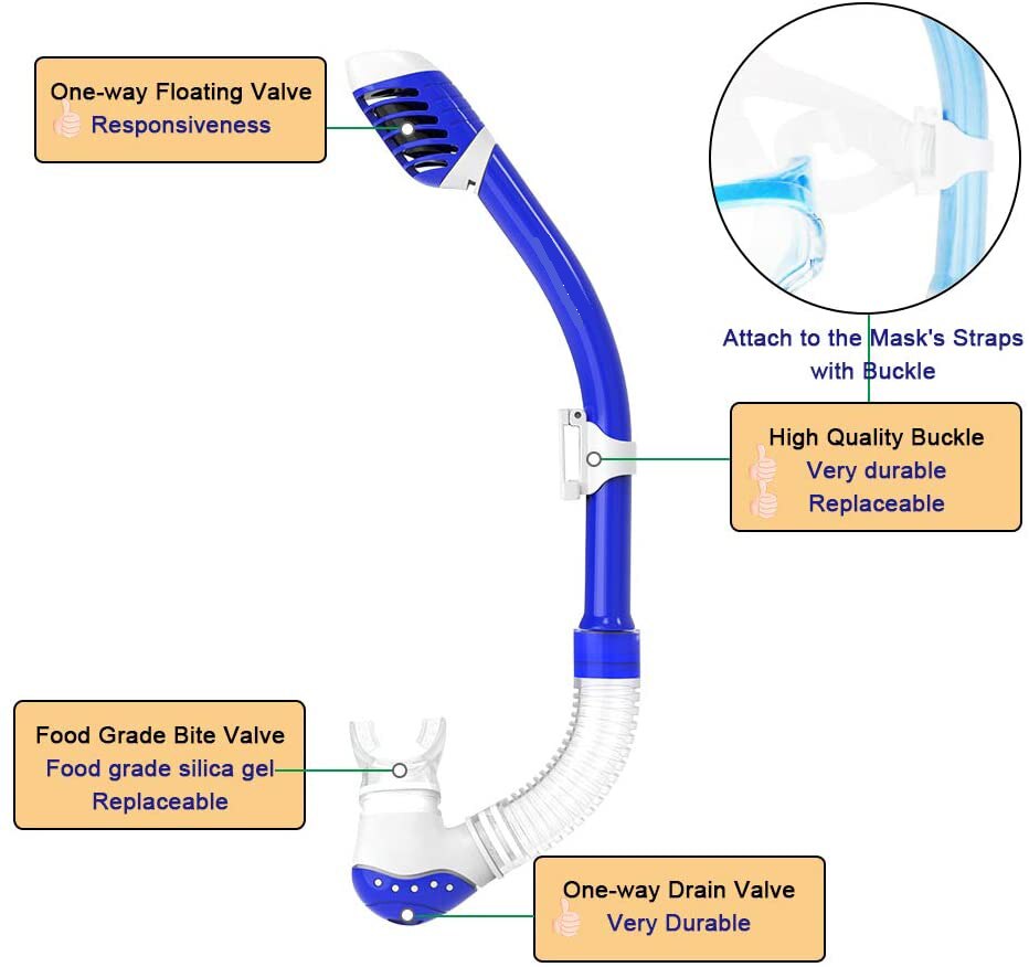 2022 Snorkelling Snorkel Diving Scuba Set Gear for Kids Youth Junior Anti-Fog Tempered Glass Snorkel Mask Snorkeling Swimming