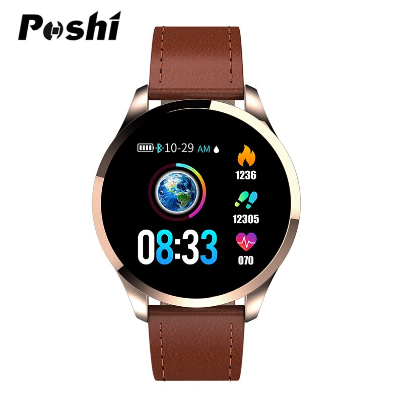 Montre intelligente de luxe hommes moniteur de fréquence cardiaque pression artérielle Sport Fitness montres femmes montre numérique IOS Android Iphone Smartwatch