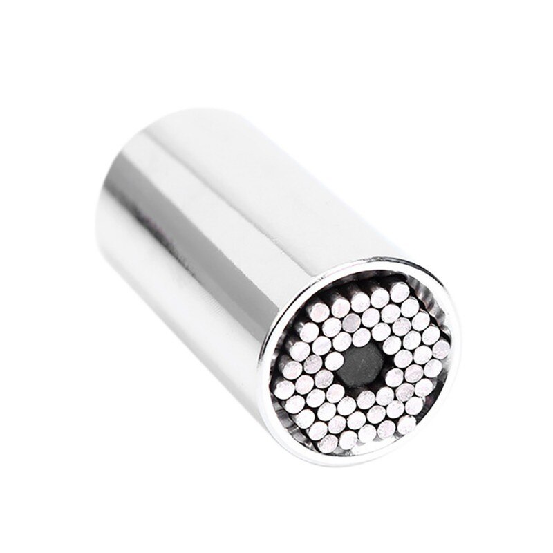 Jeu de douilles à cliquet, clé universelle, clé universelle, adaptateur pour perceuse électrique multifonctionnel, outils à main de voiture Kit de réparation, tournevis 7-19mm
