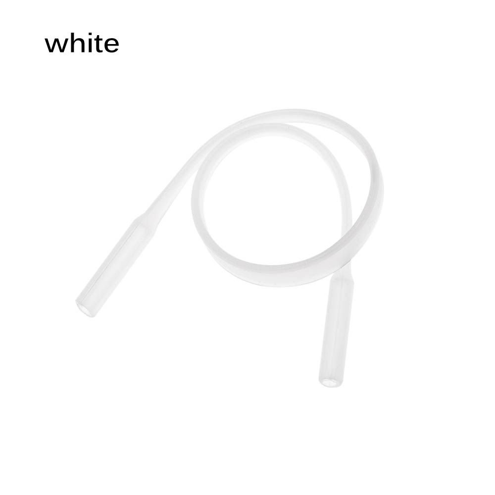 2 Stuks Verstelbare Siliconen Bril Zonnebril Ketting Brillen Bandjes Sport Band Cord Holder Elastische Anti Slip String Touwen 20Cm: white