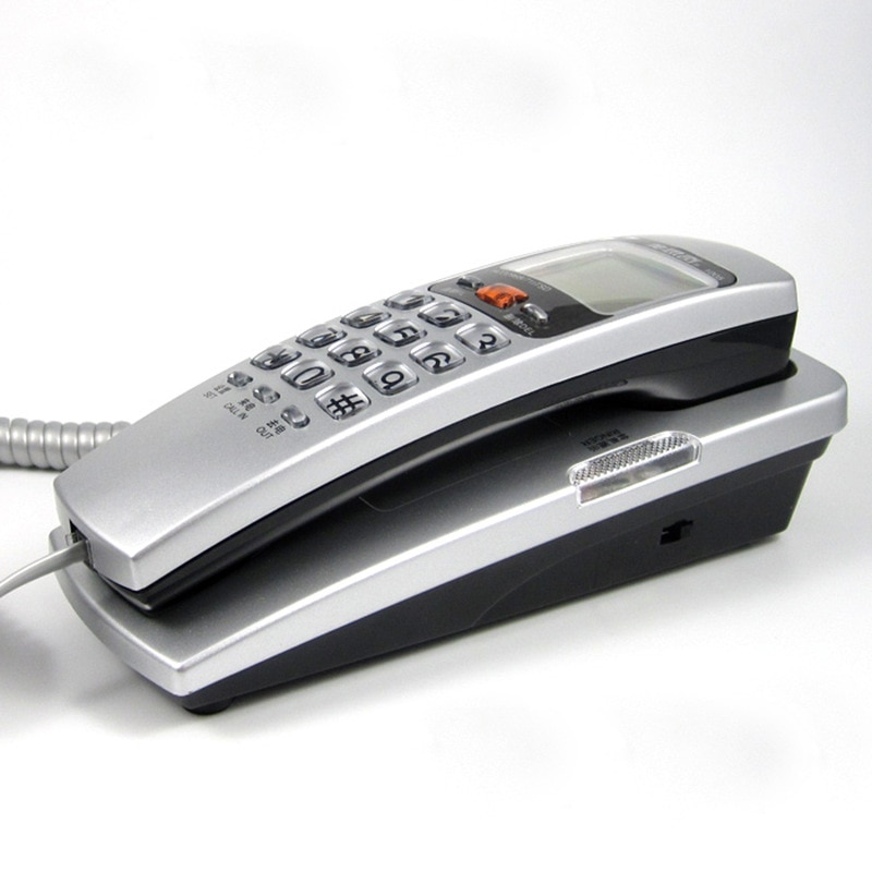 Fsk/Dtmf Draagbare Mini Telefoon Wall Mount Telefoon Caller Id Vaste Extension Voor Thuis Familie Hotel Telefono