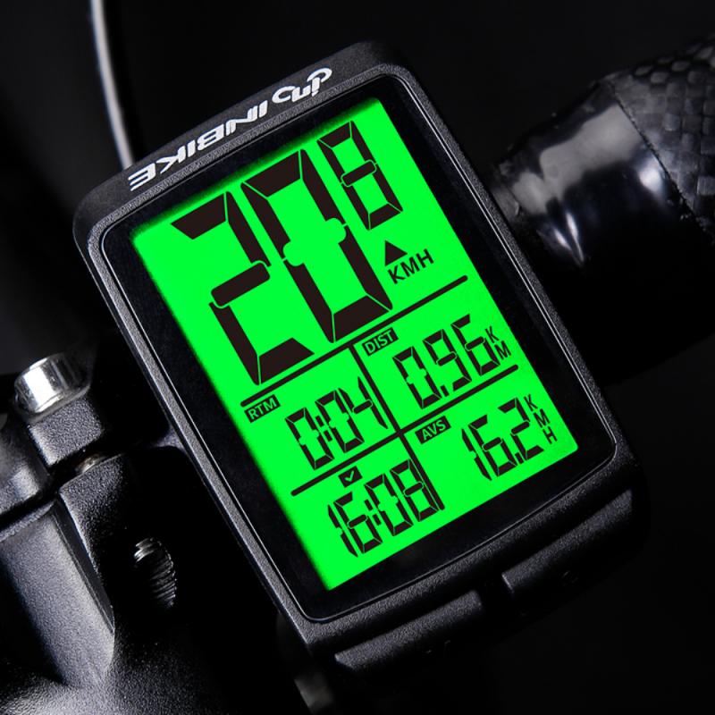 INBIKE Ordinateur De Vélo Sans Fil Étanche VTT Vélo Compteur De Vitesse Vélo LED Compteur Velo Accessoires GPS Cyclocomputer