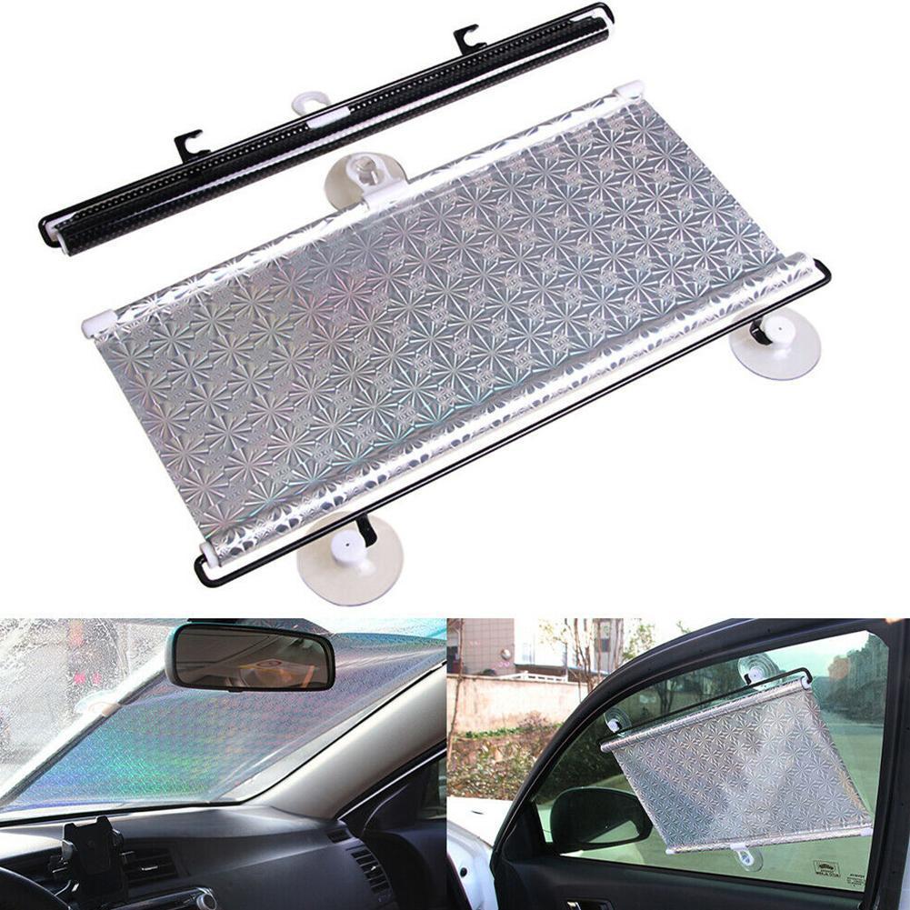 Pare-soleil rétractable automatique pour voiture, rideau télescopique de , volet, bloc de fenêtre latérale, pratique