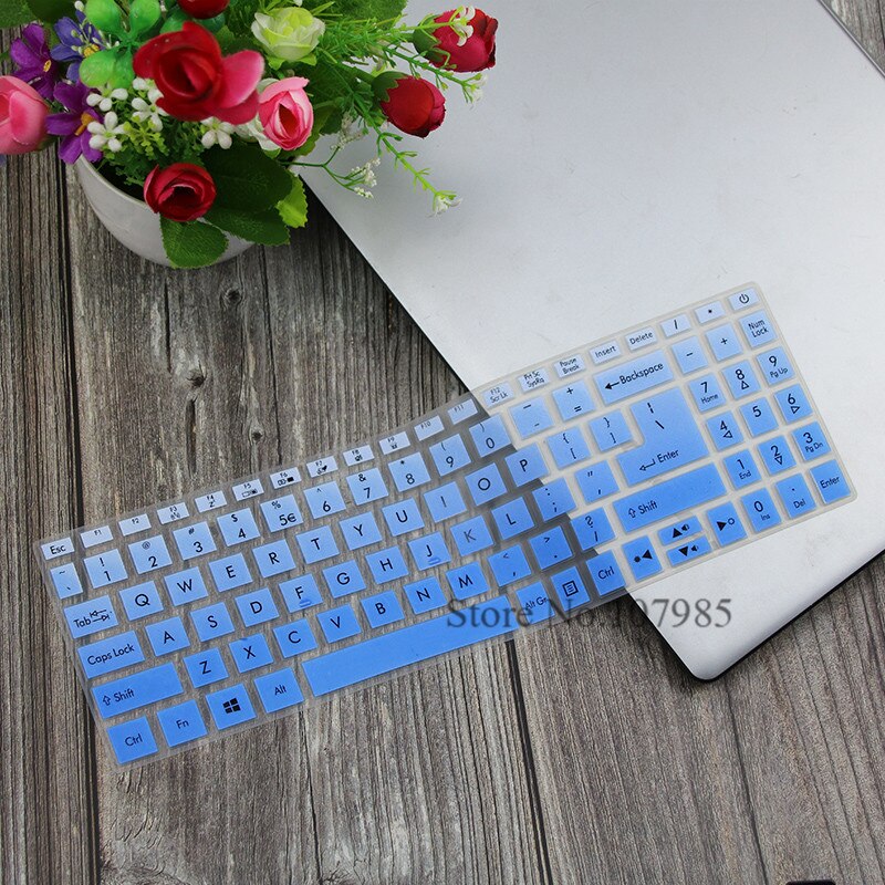 For Acer aspire 5 A515-56 A515-56g a515-55g a515-55 a515-54 a515-53g / Aspire 5 A515-55G 15.6 inch Laptop Keyboard Cover Skin: Gradualblue
