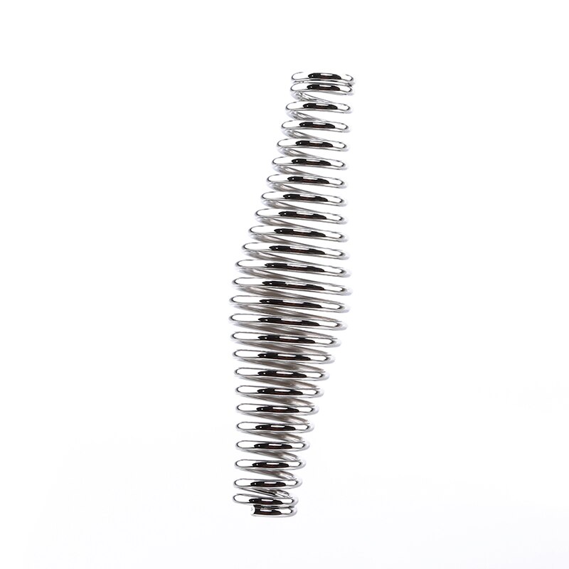 1pc Stainless Steel BBQ Pit Grill Handle Spring Wood Furnace Stove Smoker Elasticity Steel Roll Barbecue Accessories Tools: Default Title