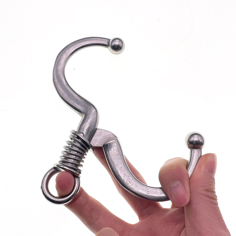 Bull Nose Spring Ring Bull Nose Stainless Steel Metal Cattle Breeding Equipment Pliers Supplies Traction Bolt