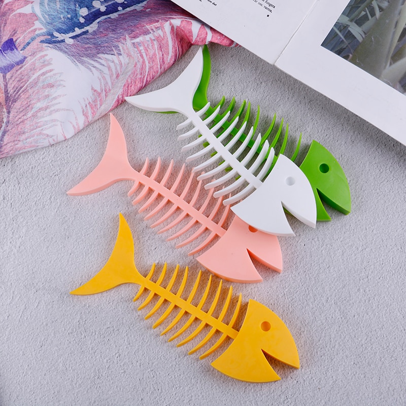 1Pcs fish Box Saver traveling Portable Dish Soap Shelf Silicone Soap Box Fish Bone Shape Holder for Bathroom Kitchen