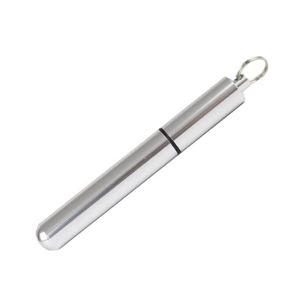 Outdoor Draagbare Titanium Tandenstoker Set Met Case Roest-Weerstand Tooth Pick Holder Gereedschap: Only A Holder