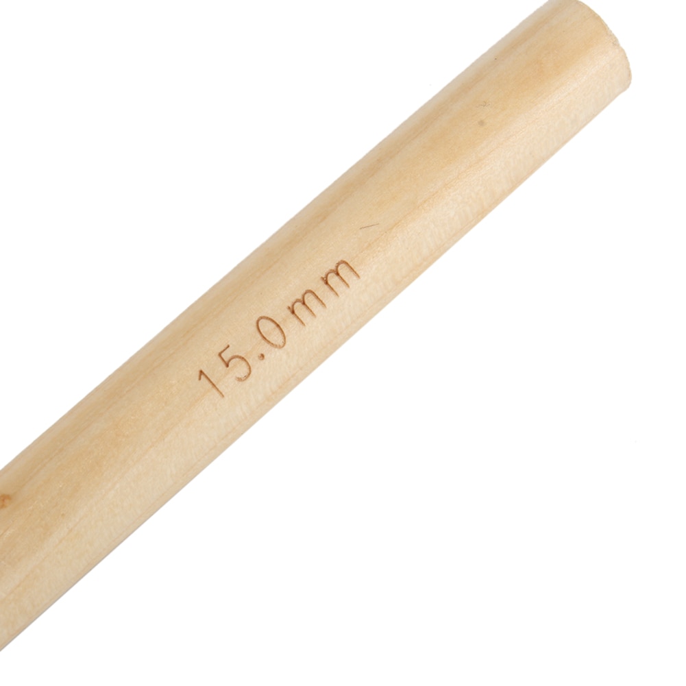 15/20/25/30Mm Hout Haak Haak Set Diy Breien Naalden Handvat Thuis Breien Weave Garen ambachten Huishoudelijke Breien Tools