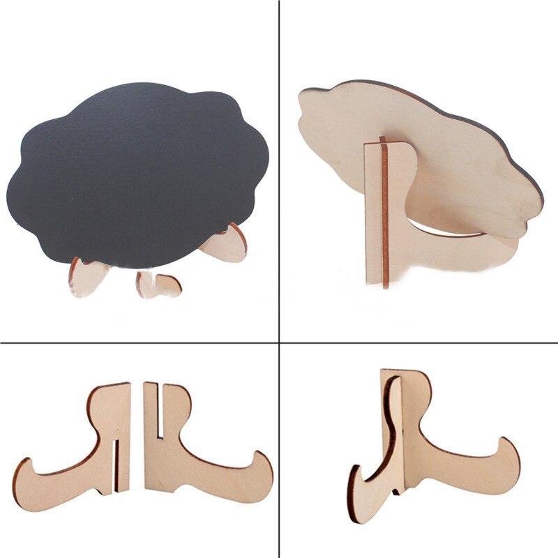 Chalkboard Mini Signs Small Blackboard with Wooden Frame Easel for Kids Craft and Party Wedding Event Table Decor sign