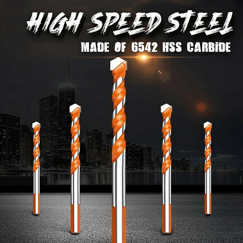 Ultimate Drill Bits Twist Drill Head Wall Ceramic Glass Punching Hole Working Set HG99