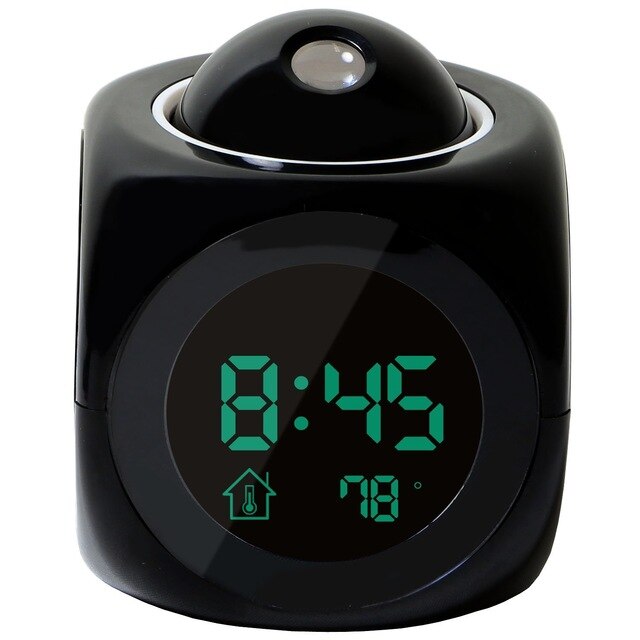 Timer Bel Led Aandacht Projectie Digital Weer Lcd Snooze Wek... – Grandado