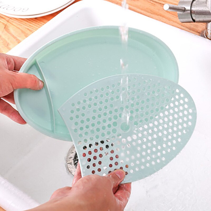 Podwójna taca plastikowe tace robić serwowania domowej restauracji pierogi dania na obiad ciasto sałatka makaron talerz sos ocet danie