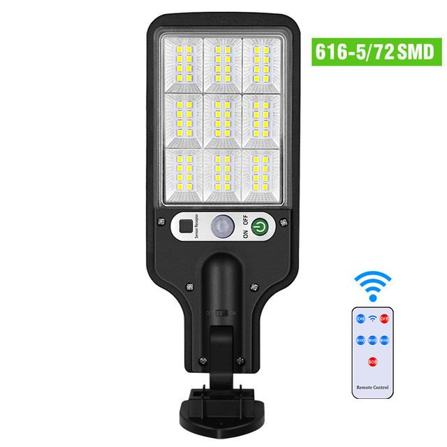 PIR Ip65 100W 200W 300W Solarne lampy ogrodowe Zewnętrzne wodoodporne Led Ogród Solarne lampy Zewnętrzne wodoodporne słoneczne lampy uliczne: Cytrynowy żółty