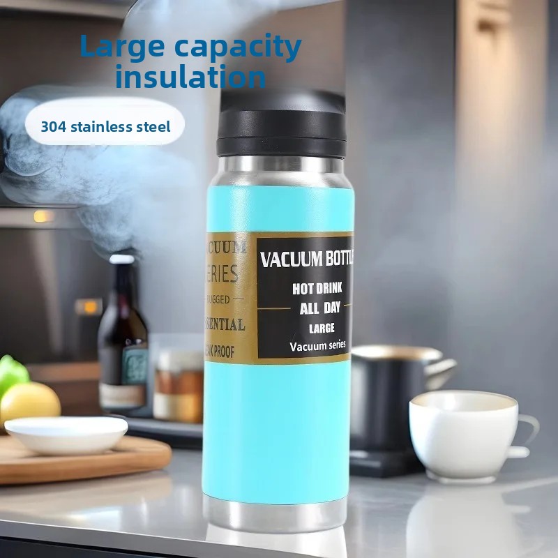 Large Capacity Thermal Car Cup Portable Insulation Vehicle Mug for Men Travel across Borders Heat Retention Cup