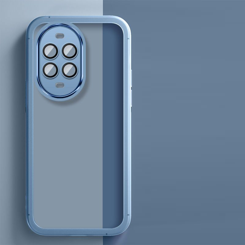 Para Huawei Nova 14 funda Huawei Nova 13 Pro funda de teléfono Huawei Nova 12s 13 14 Pro Protector de cámara de silicona transparente cubierta de lente: Azul / Huawei novedad 14