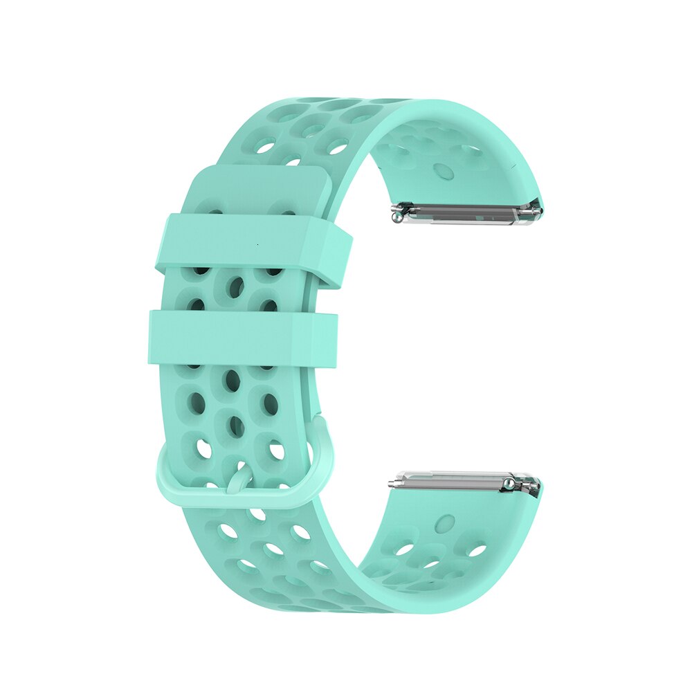 Replacement Band For Fitbit Versa/Versa 2 Soft Silicone Waterproof Wrist Accessories Watch Strap For Fitbit Versa 2 Band: Teal / S-(140-190mm)