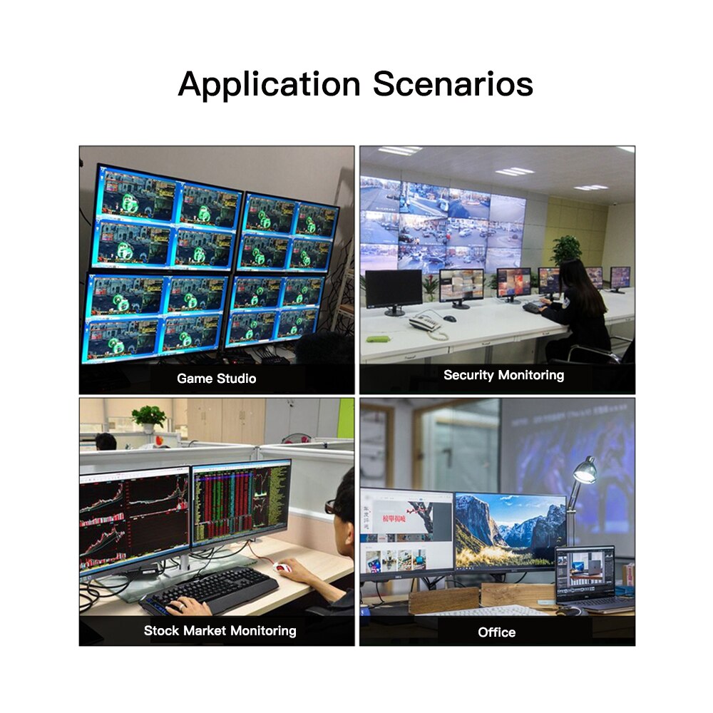 8 Ports USB Synchronizer DNF Keyboard Mouse USB Shared Display Synchronization Controller KVM Switcher for Win7/8/10 MacOS Linux
