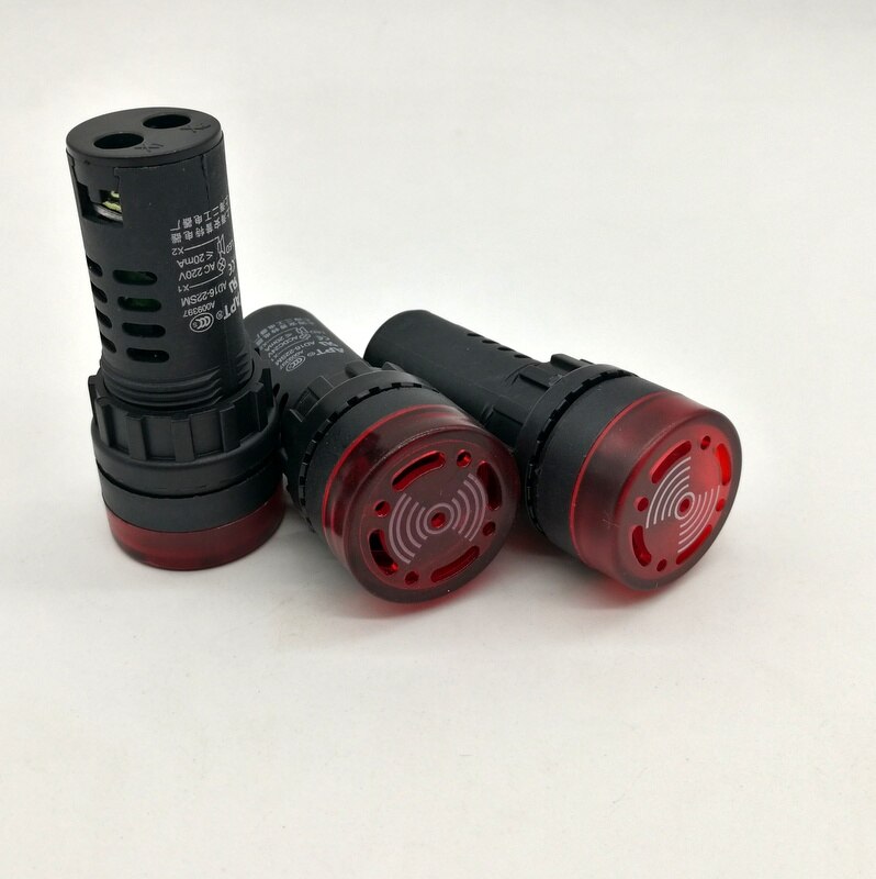 Dc 6-24V 30mA 2 Draad Industriële Rode Led Flash A... – Vicedeal