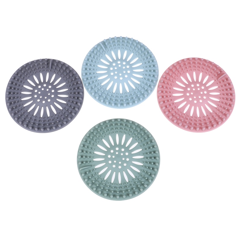 Tapón para el pelo, tapete para desagüe de suelo, cubiertas de silicona para desagüe de ducha, filtro para fregadero, filtro para baño y cocina