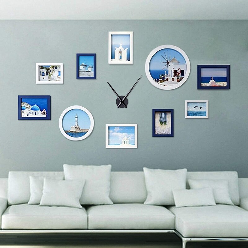 Manecillas de reloj 3D, agujas de mecanismo de movimiento de reloj grande DIY, accesorios de pared de repuesto