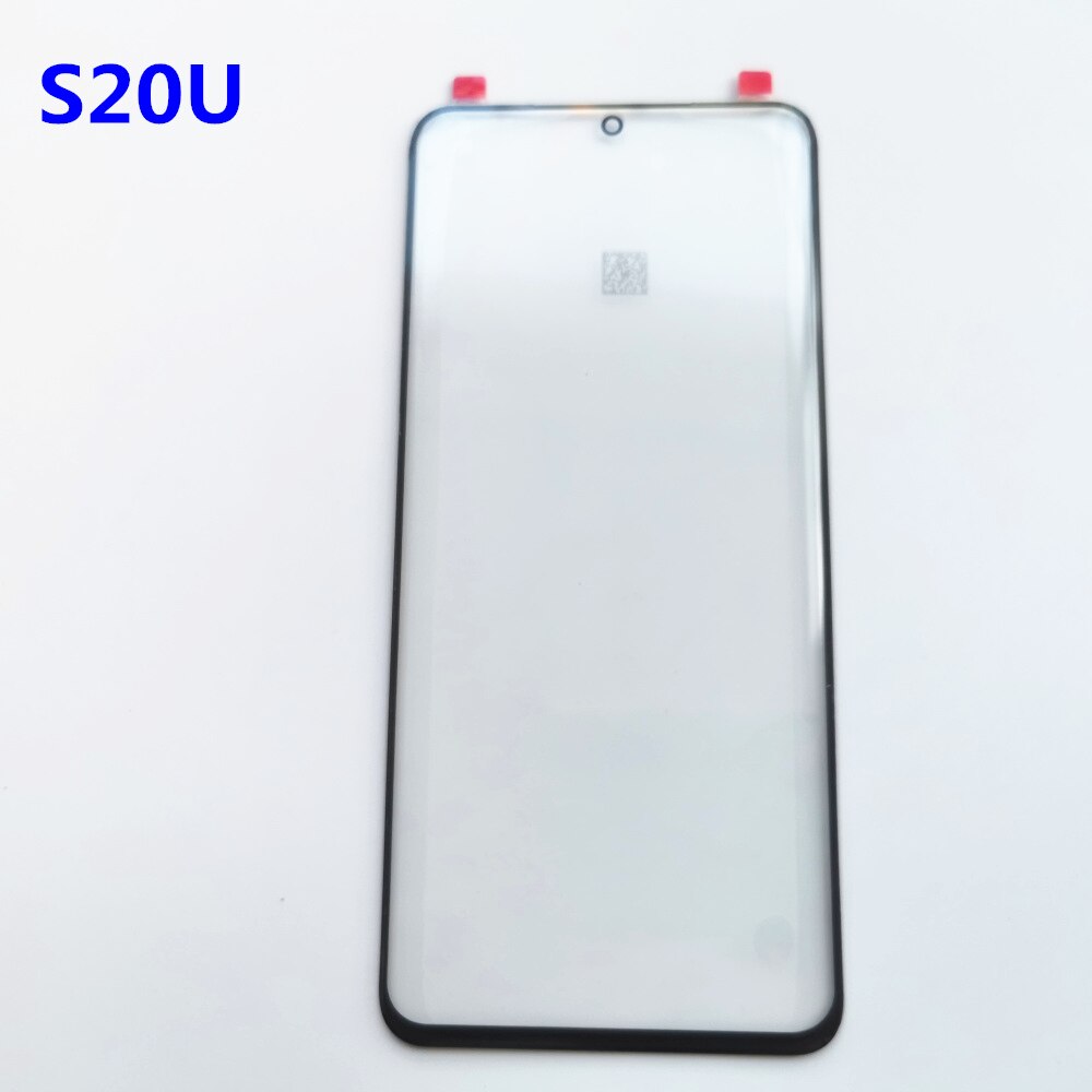 Lcd frente lente exterior para samsung galaxy s10 s10 plus 5g g975 s20 s20 + tela de toque vidro s10 5g g977 substituição quadro adesivo: S20U