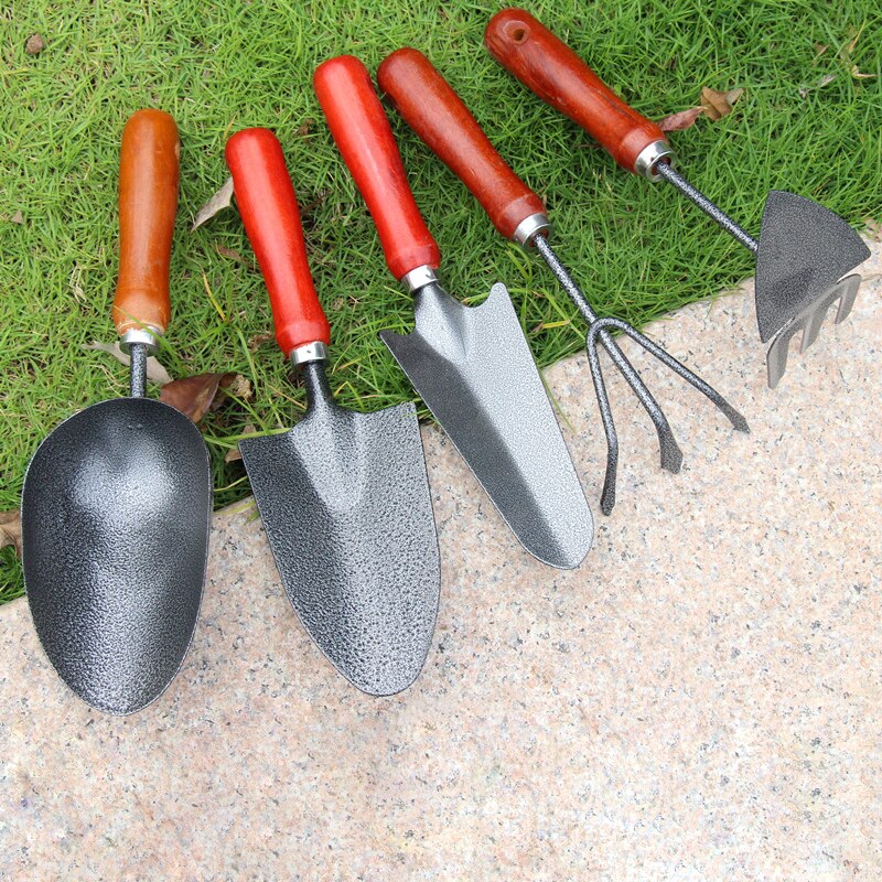Gardening Tool Hand Trowel Bonsai Shovel Rake Cultivator Weeder Tools With Ergonomic Handle Garden Lawn Farmland Transplant