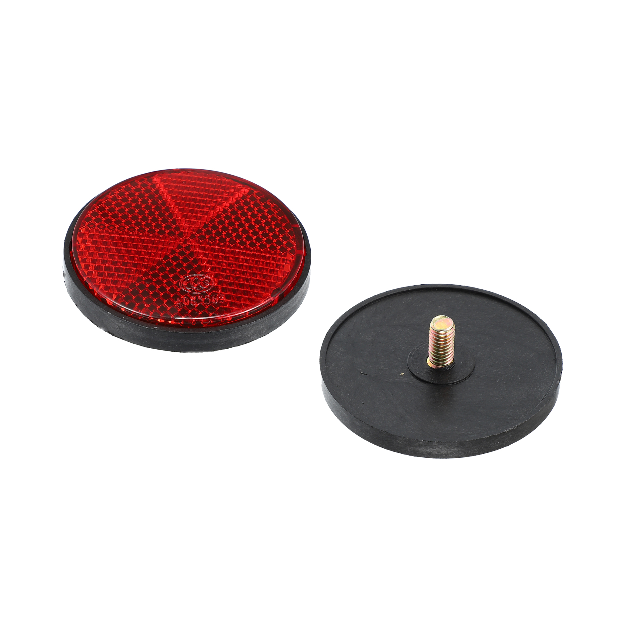 Motoforti 4/6/10 pz M6x1.0 Striscia di Avvertimento Nastro Adesivo Riflettente di Plastica Universale Montaggio A Vite Riflettore Decalcomanie per Moto