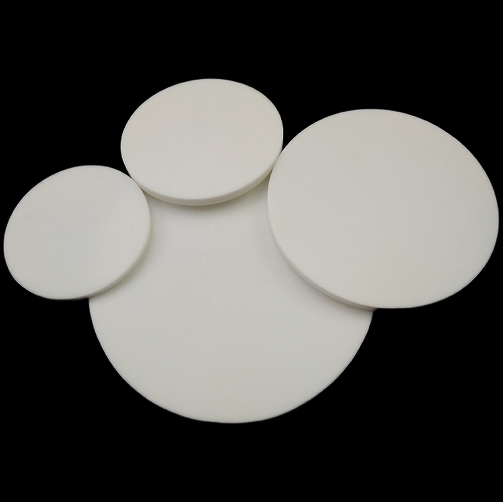 2pcs 3.5mm Thick Round Silicone Rubber Sheet Mat Diameter 21-83mm White/Black Seal Heat Resist Insulation Flat Gasket