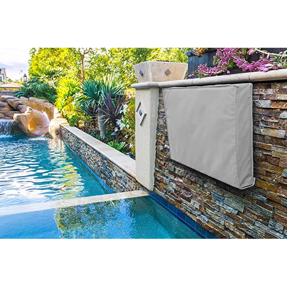 Outdoor Garden Patio TV Cover Weatherproof Dust-proof TV Cover Beige 32&quot; 36&quot; 40&quot; 46&quot; 50&quot; 55&quot; 60&quot; 65&quot; Protect TV Screen
