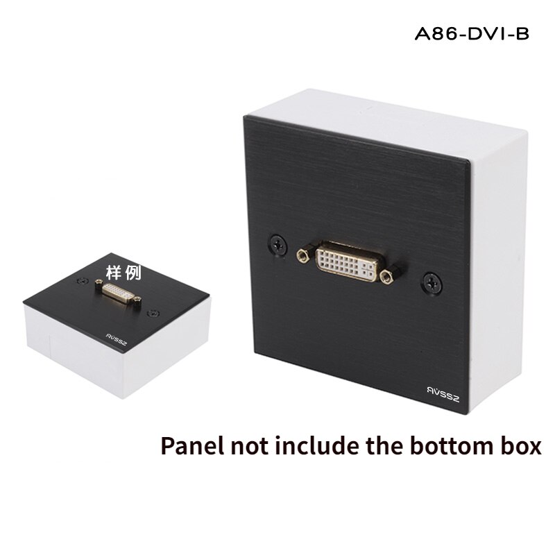 1 stück aluminiumlegierung typ 86 zwei-positionen dvi 24+5 panel buchse-zu-buchse inline-dockingbuchse dvi-basis doppelpass