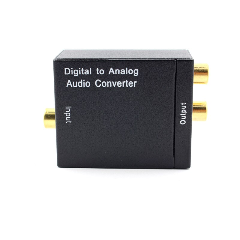 RCA L/R 3.5mm Digitale Audio Analoog L/R Converter Fiber Optische Coaxiale RCA Signaal SPDIF naar Analoog Audio Decoder DAC Versterker