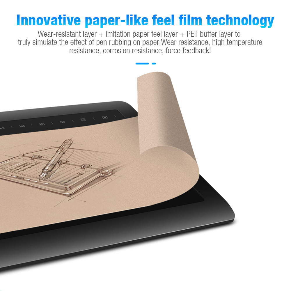 10x6 inch Digital Graphic Drawing Tablet with 8192 Levels Battery-Free Stylus Pen for Drawing Painting&amp;Game OSU Graphics Tablet